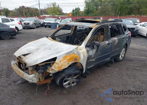 2013 Subaru Outback 2.5I Premium from USA, damaged, VIN 4S4BRBGC6D3267315